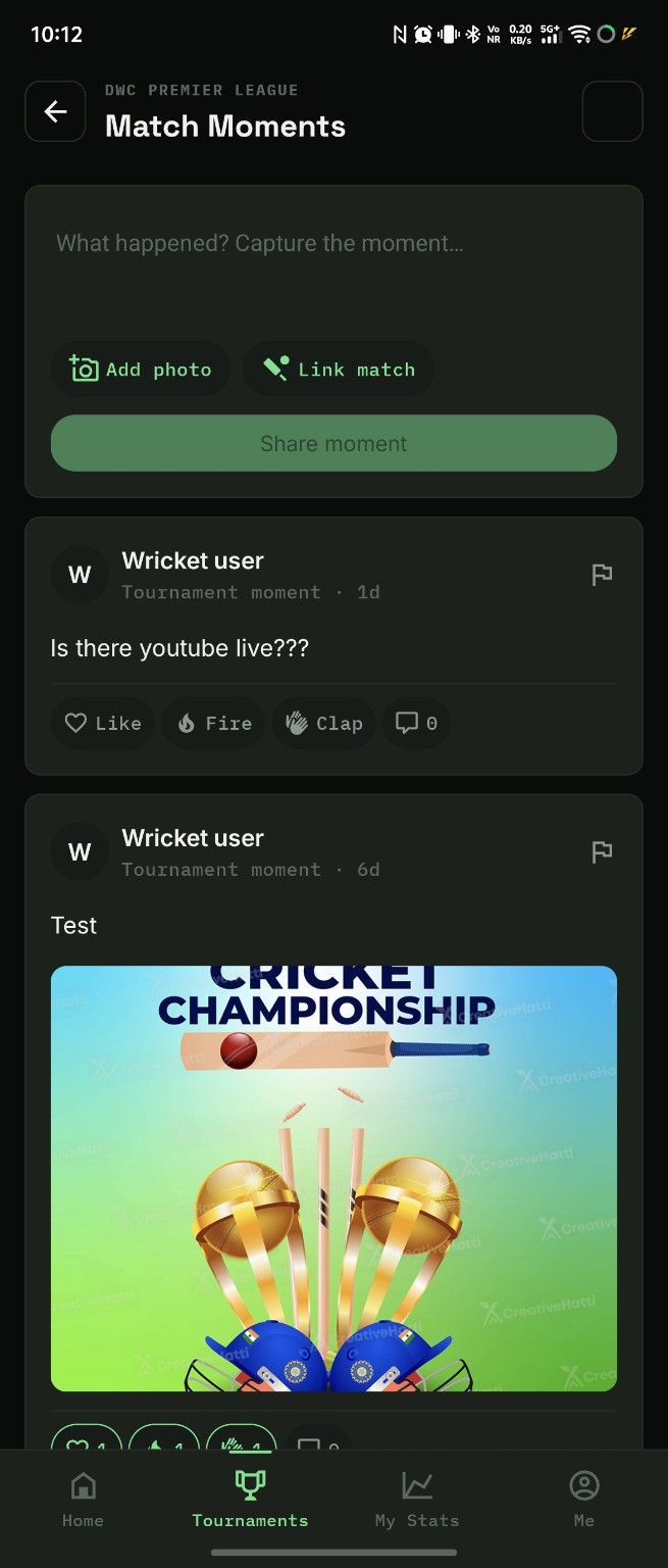SportStage: Match moments
